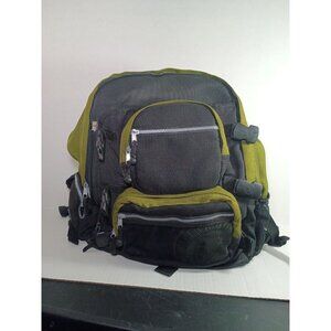 Vintage Black Green World Industries Skateboarding Backpack EUC